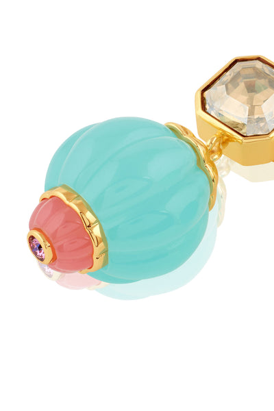 Isharya Garden Soirée Statement Earrings 18Kt Gold Plated indian designer wear online shopping melange singapore 
