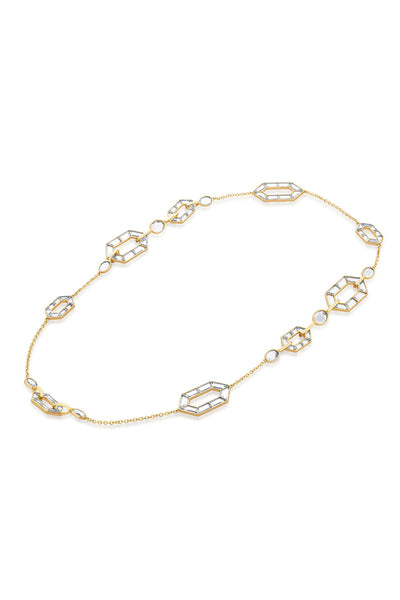 Isharya Glimmer Asymmetrical Necklace jewellery indian designer wear online shopping melange singapore