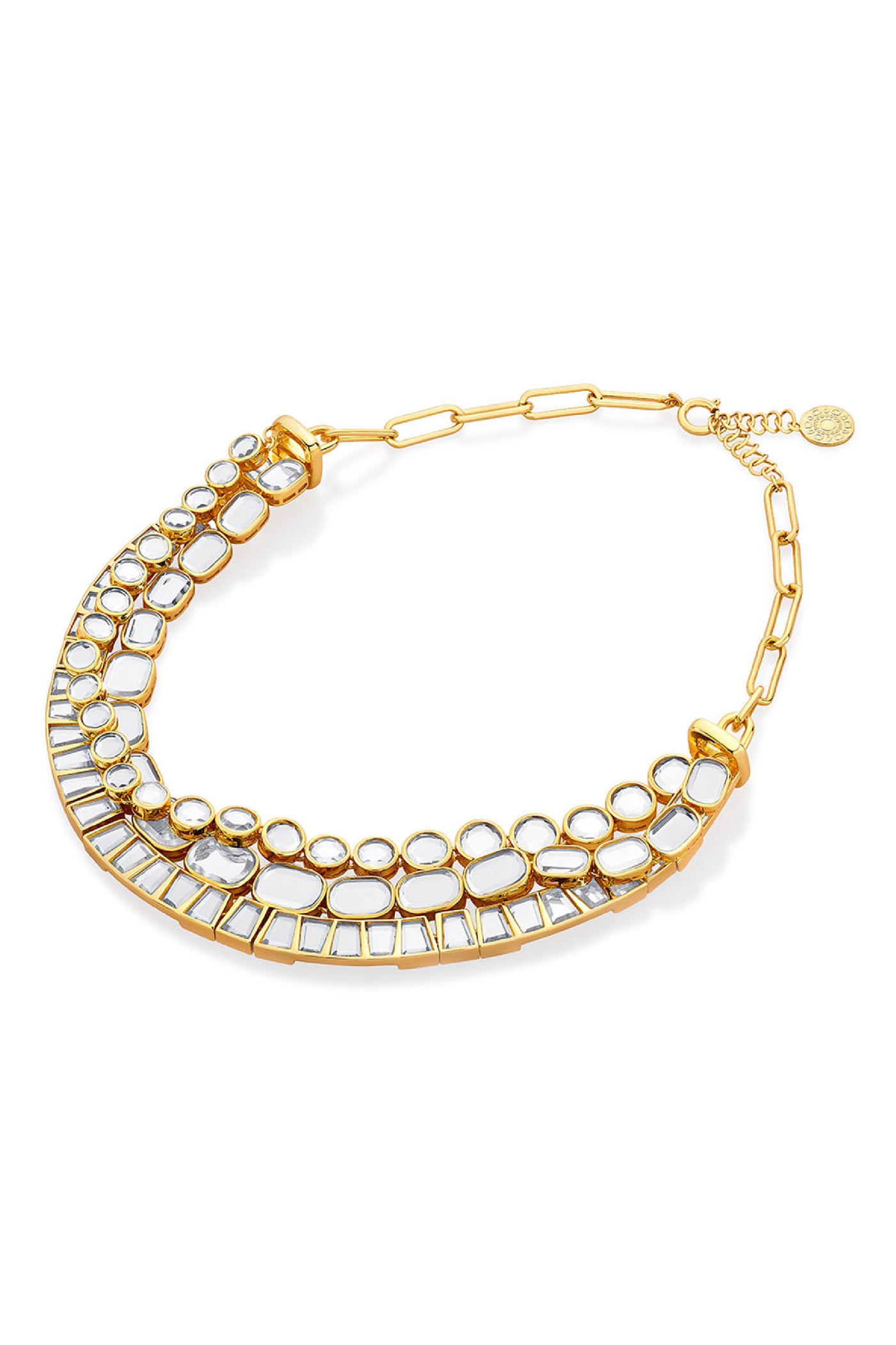 Isharya Glimmer Layered Necklace jewellery indian designer wear online shopping melange singapore