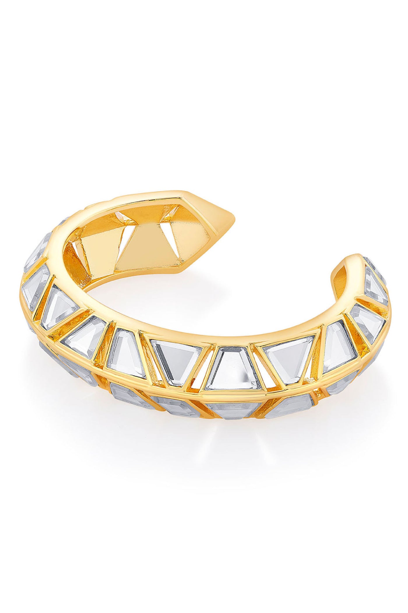 Isharya Glimmer Mirror Cuff jewellery indian designer wear online shopping melange singapore