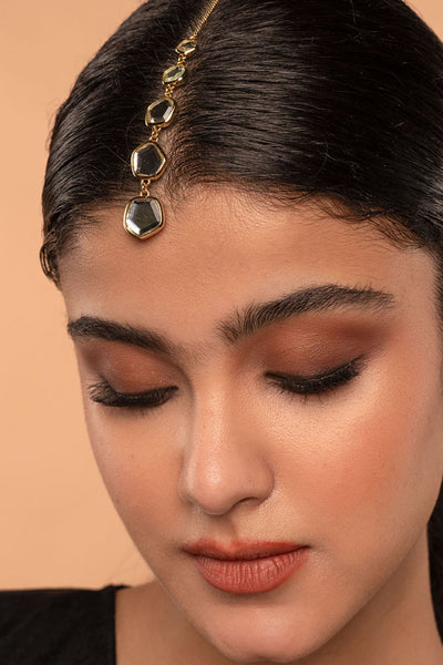 Isharya Glimmer Mirror Maang Tikka jewellery indian designer wear online shopping melange singapore