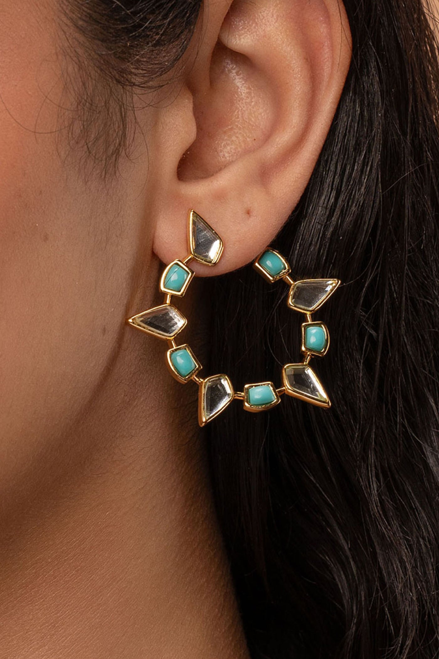 Glow Orange Peel Earrings – Melange Singapore1