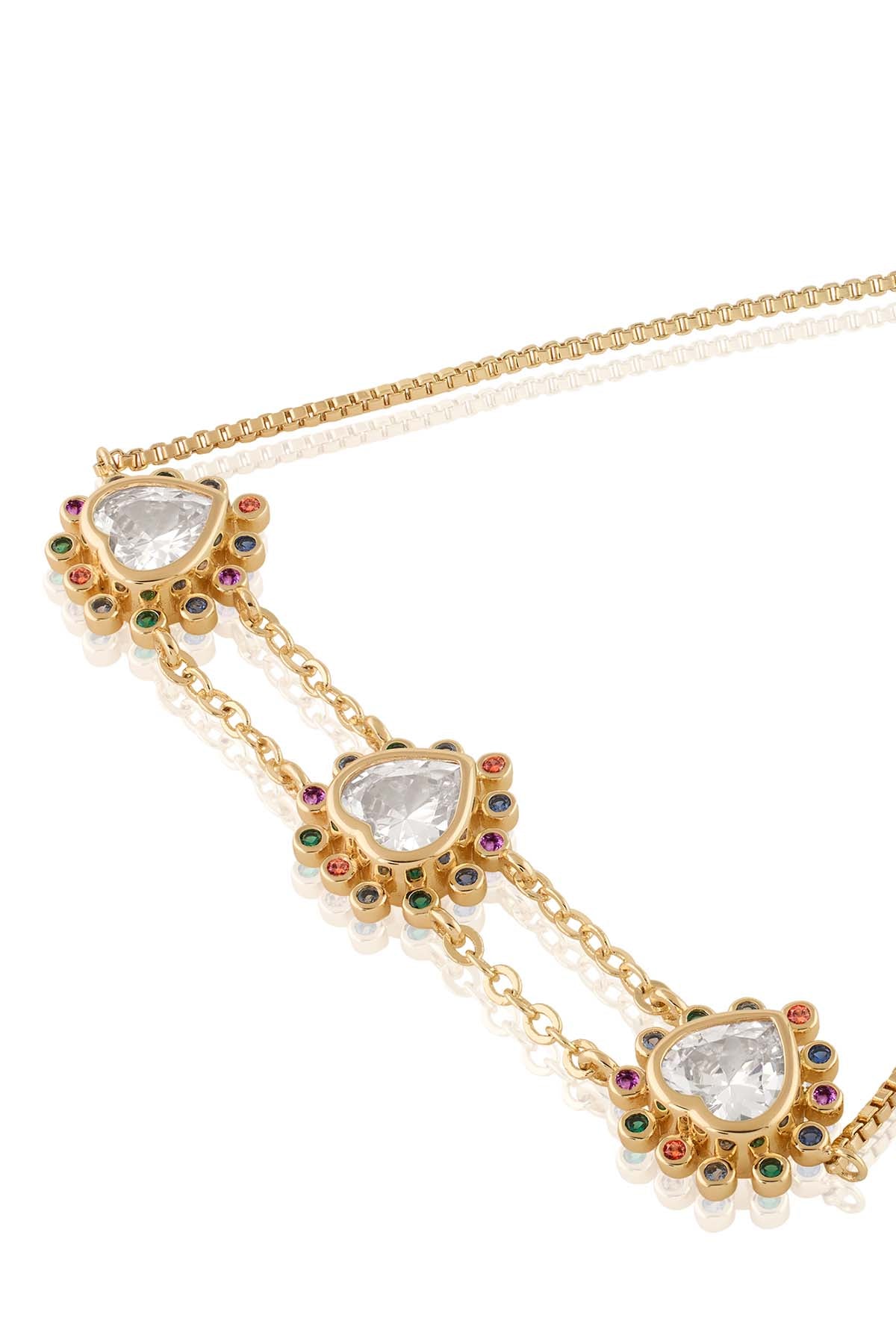 Isharya Heart Summer Bracelet In 18Kt Gold Plated indian designer wear online shopping melange singapore 