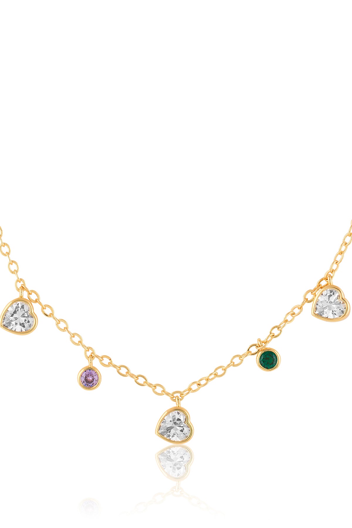 Isharya Hues Of Summer Necklace In 18Kt Gold Plated indian designer wear online shopping melange singapore 