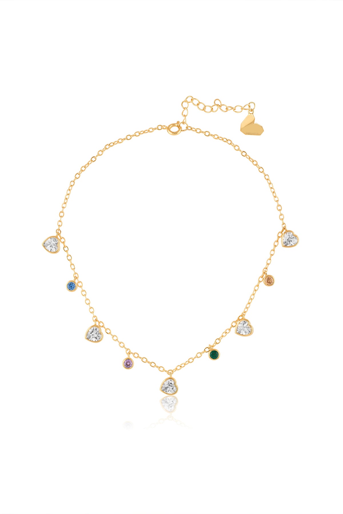 Isharya Hues Of Summer Necklace In 18Kt Gold Plated indian designer wear online shopping melange singapore 