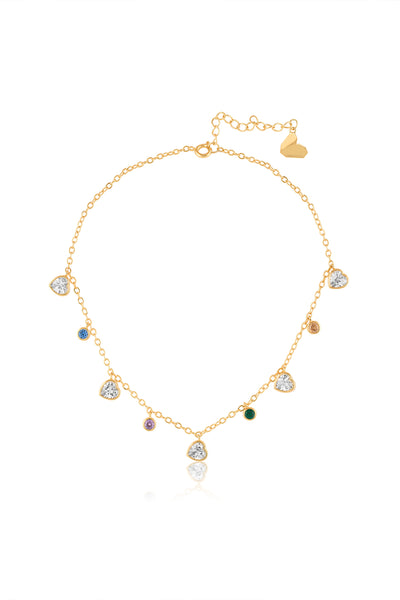 Isharya Hues Of Summer Necklace In 18Kt Gold Plated indian designer wear online shopping melange singapore 