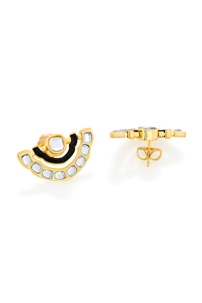 IsharyaJust Jamiti Luna Studs jewellery indian designer wear online shopping melange singapore