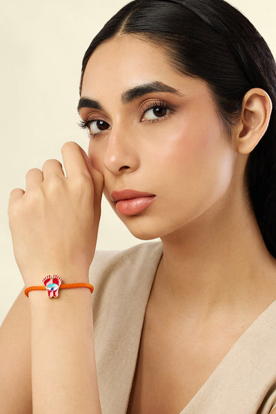 Isharya Laxmi Rakhi Bracelet In 18kt Gold Plated indian designer wear online shopping melange singapore