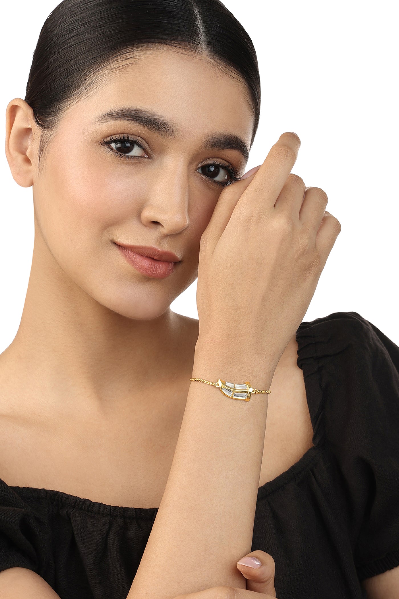 Isharya Lumen Bracelet In 18Kt Gold Plated indian designer wear online shopping melange singapore