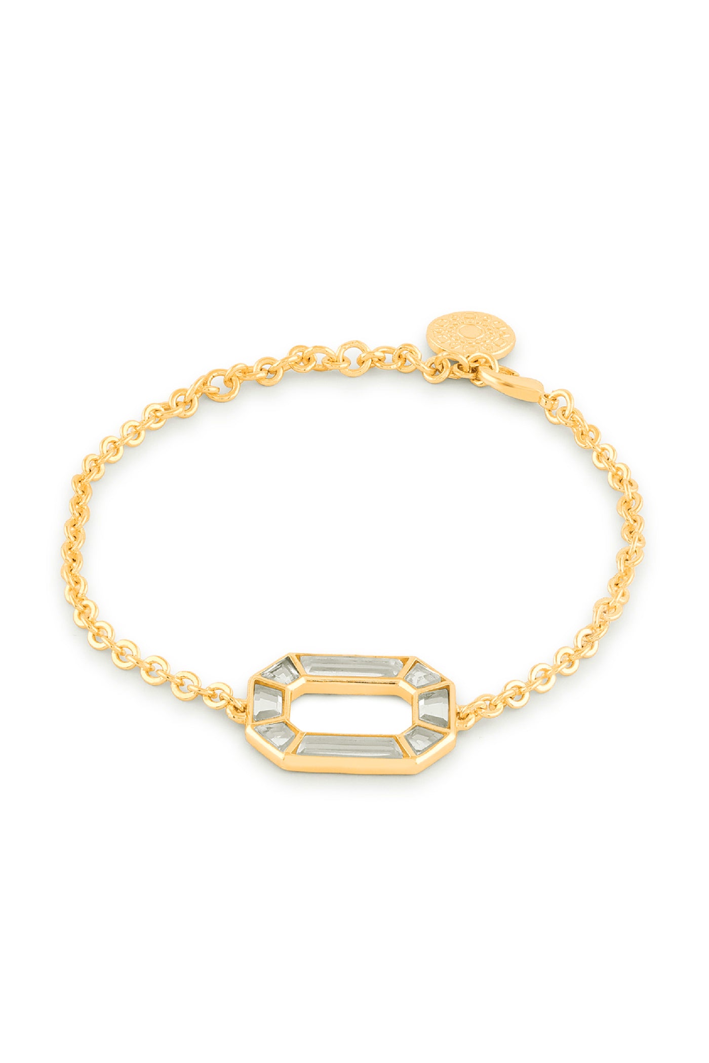 Isharya Lumen Chain Link Bracelet In 18Kt Gold Plated indian designer wear online shopping melange singapore