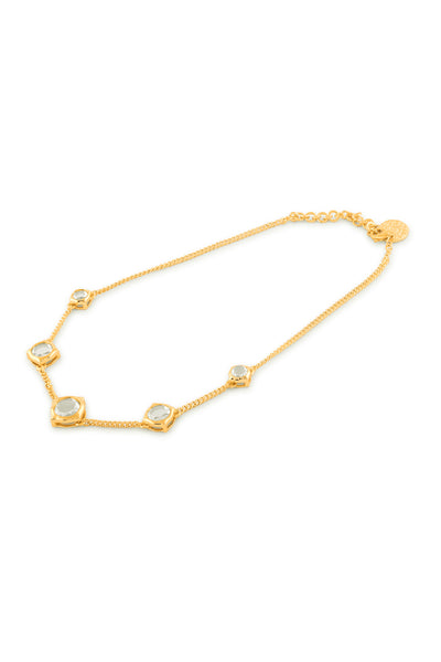 Isharya Lumen Essential Necklace In 18Kt Gold Plated indian designer wear online shopping melange singapore