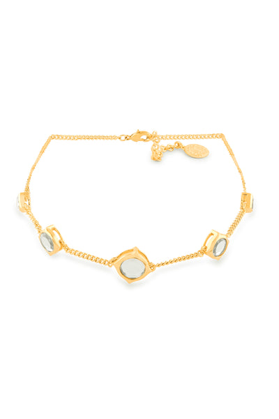 Isharya Lumen Essential Necklace In 18Kt Gold Plated indian designer wear online shopping melange singapore