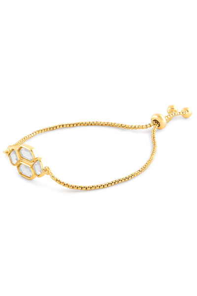 Isharya Lumen Mirror Bracelet In 18Kt Gold Plated indian designer wear online shopping melange singapore