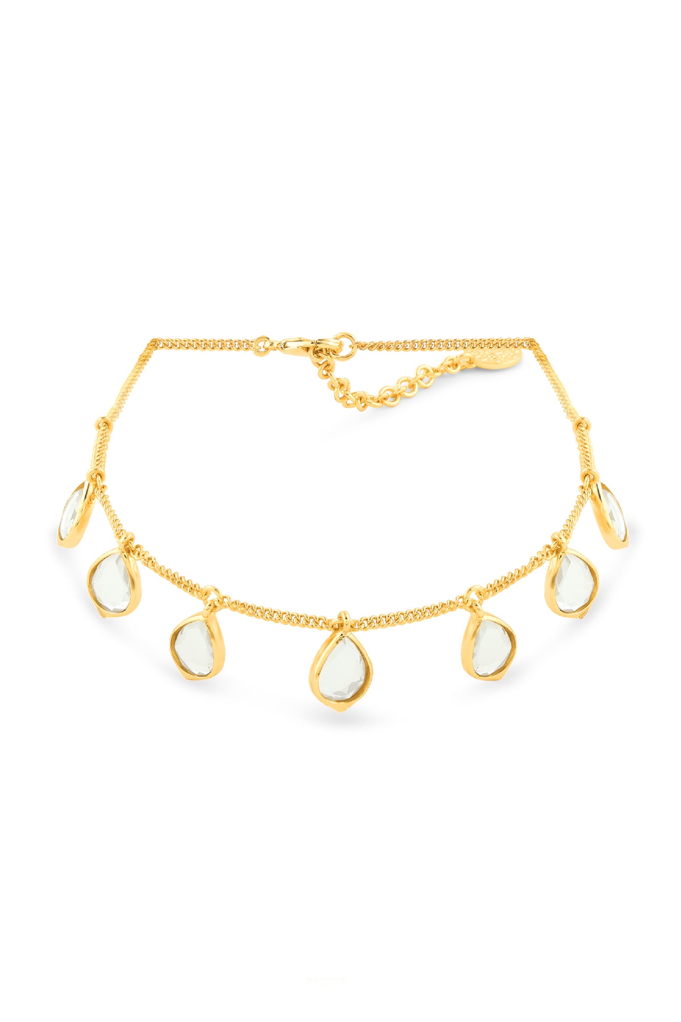 Isharya Lumen Multi Oblong Mirror Necklace In 18Kt Gold Plated indian designer wear online shopping melange singapore