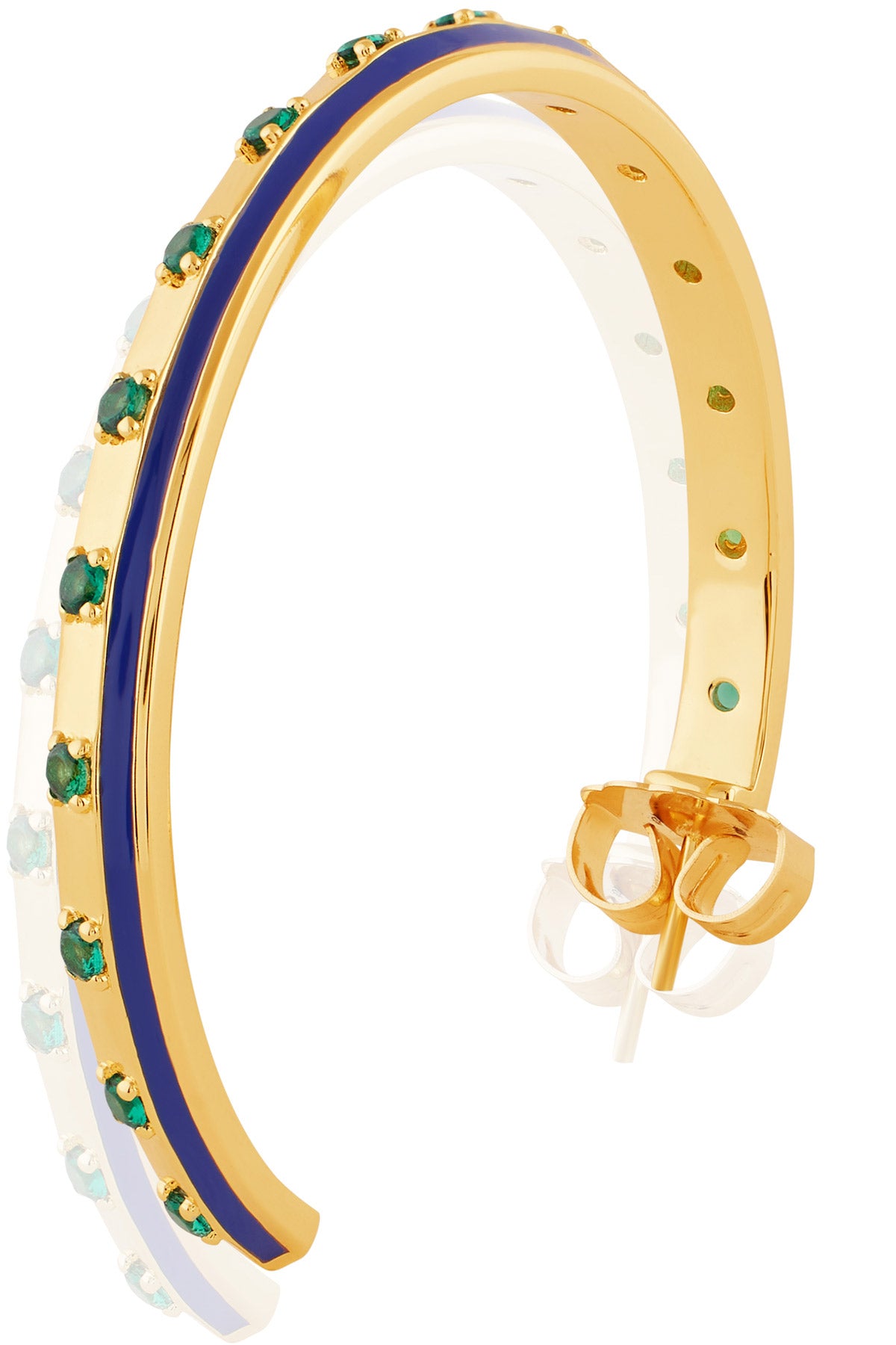 Isharya Luna Luxe Hoops In 18kt Gold Plated indian designer wear online shopping melange singapore 