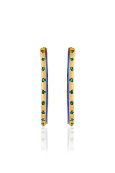 Isharya Luna Luxe Hoops In 18kt Gold Plated indian designer wear online shopping melange singapore 