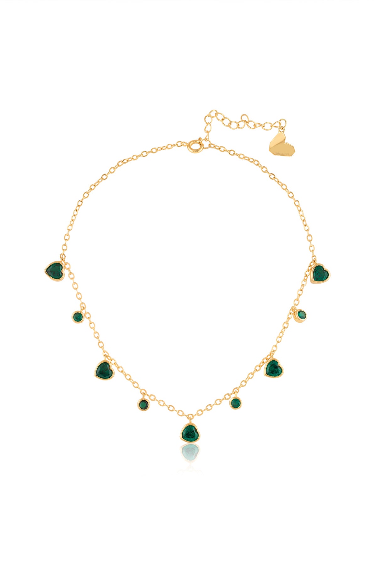 Isharya Lush Dreams Charm Necklace In 18Kt Gold Plated indian designer wear online shopping melange singapore