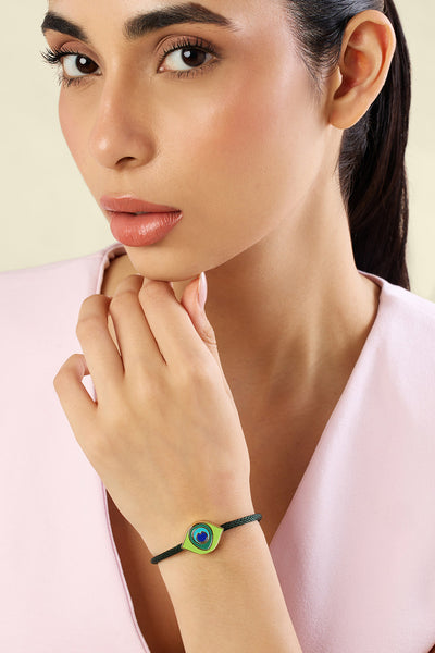 Isharya Mayura Rakhi Bracelet  In 18kt Gold Plated indian designer wear online shopping melange singapore 