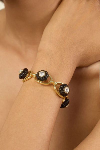Isharya Midnight Luxe Cuff 18Kt Gold Plated indian designer wear online shopping melange singapore 