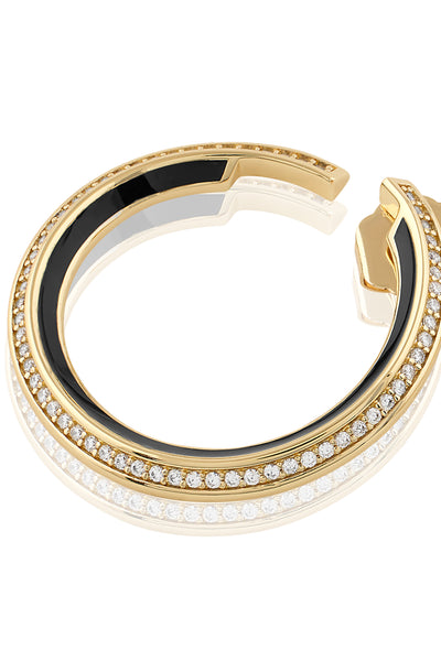 Isharya Midnight Magic Hoops 18Kt Gold Plated indian designer wear online shopping melange singapore