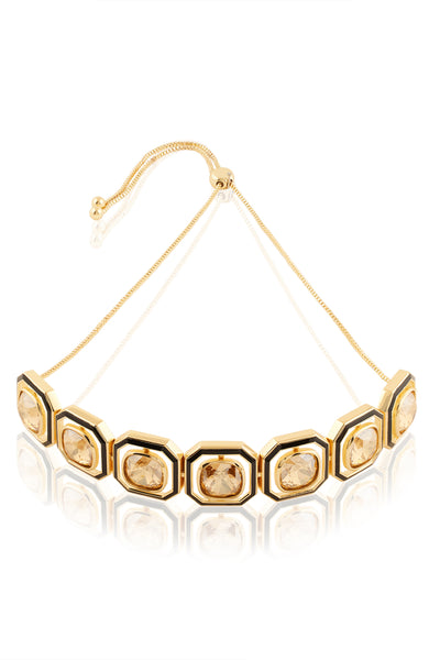 Isharya Mocha Mousse Choker Necklace 18Kt Gold Plated indian designer wear online shopping melange singapore
