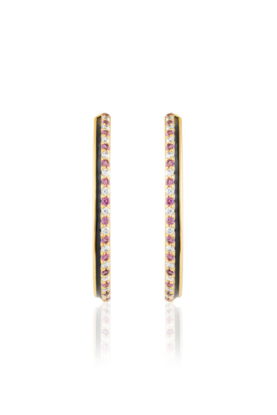 Isharya Mystic Orbit Hoops In 18kt Gold Plated indian designer wear online shopping melange singapore 