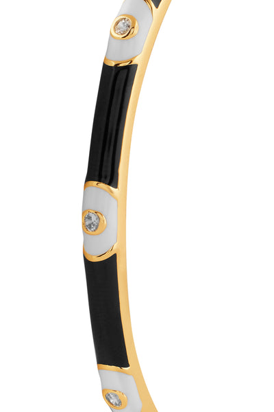 Isharya Noir Orbit Cuff In 18kt Gold Plated indian designer wear online shopping melange singapore 
