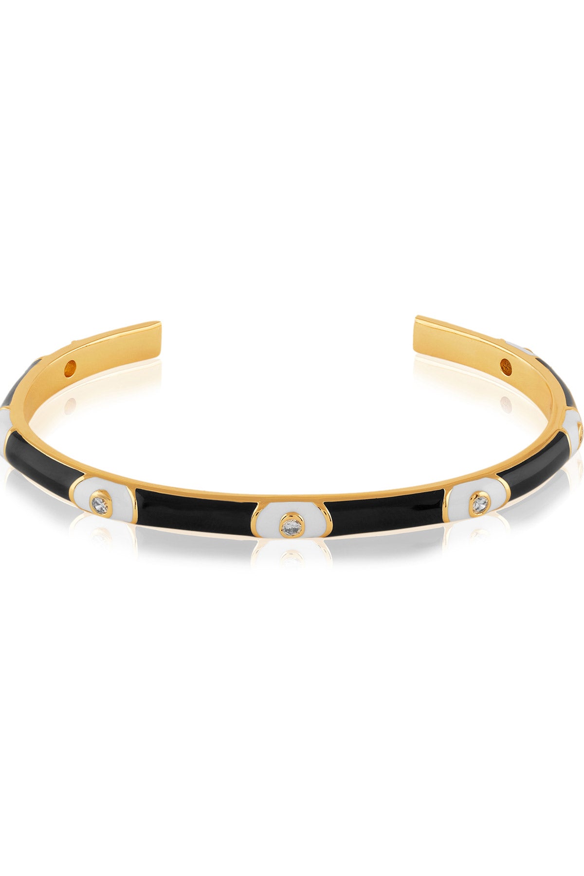 Isharya Noir Orbit Cuff In 18kt Gold Plated indian designer wear online shopping melange singapore 
