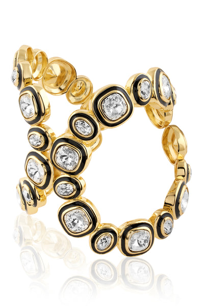 Isharya Oceanus Back Open Cuff 18Kt Gold Plated indian designer wear online shopping melange singapore