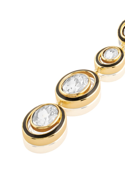 Isharya Oceanus Drop Dangler Earrings 18Kt Gold Plated indian designer wear online shopping melange singapore