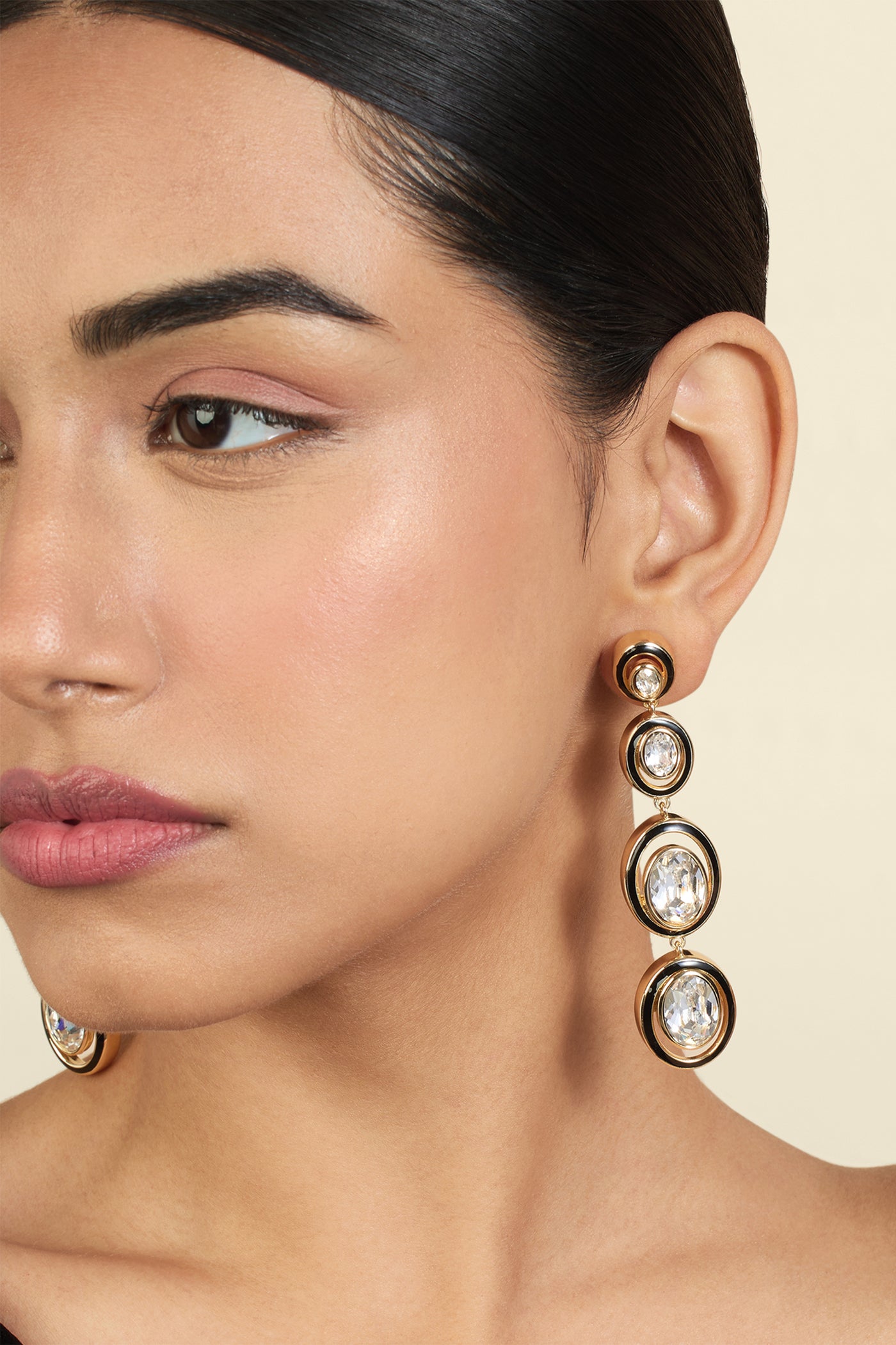 Isharya Oceanus Drop Dangler Earrings 18Kt Gold Plated indian designer wear online shopping melange singapore