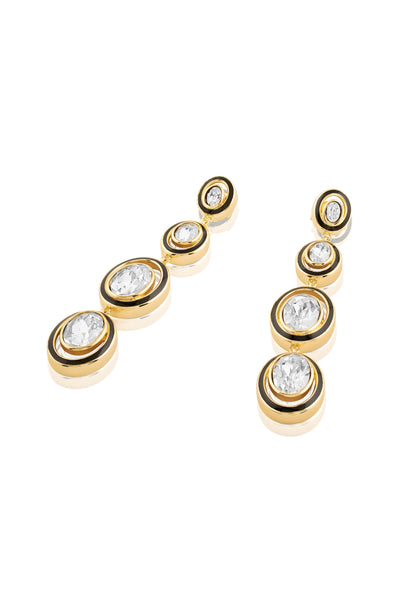 Isharya Oceanus Drop Dangler Earrings 18Kt Gold Plated indian designer wear online shopping melange singapore