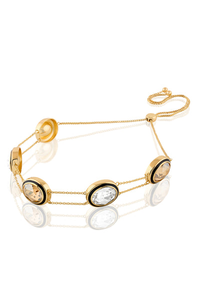 Isharya Oceanus Mocha Choker Necklace 18Kt Gold Plated indian designer wear online shopping melange singapore