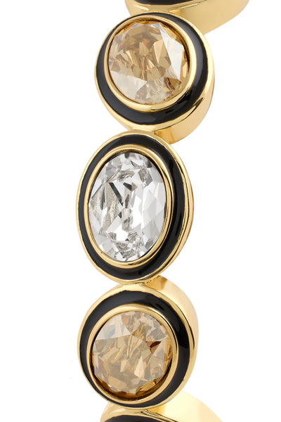 Isharya Oceanus Mocha Hinge Bangle 18Kt Gold Plated indian designer wear online shopping melange singapore