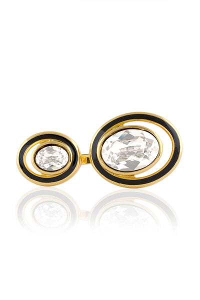 Isharya Oceanus Two Head Ring 18Kt Gold Plated indian designer wear online shopping melange singapore