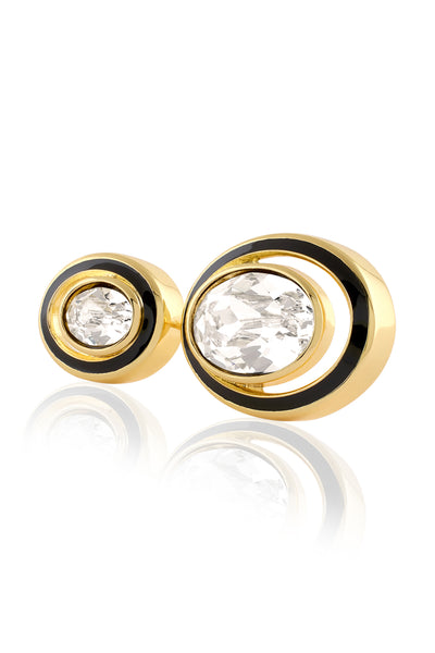 Isharya Oceanus Two Head Ring 18Kt Gold Plated indian designer wear online shopping melange singapore