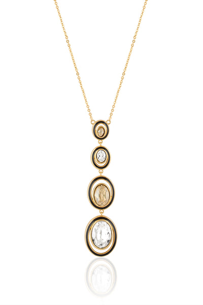 Isharya Oceanus Y Necklace 18Kt Gold Plated indian designer wear online shopping melange singapore