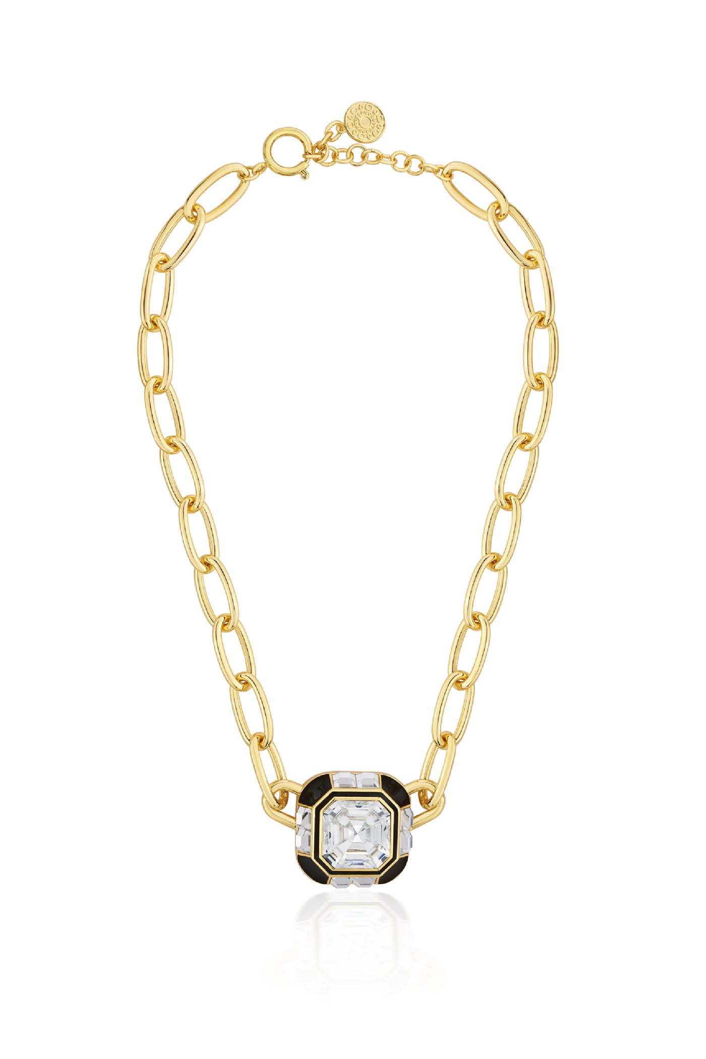 Isharya Optic Chain Link Necklace indian designer wear online shopping melange singapore