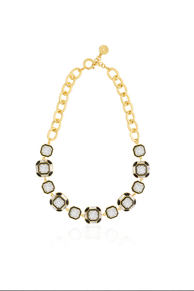 Isharya Optic Crystal Necklace indian designer wear online shopping melange singapore