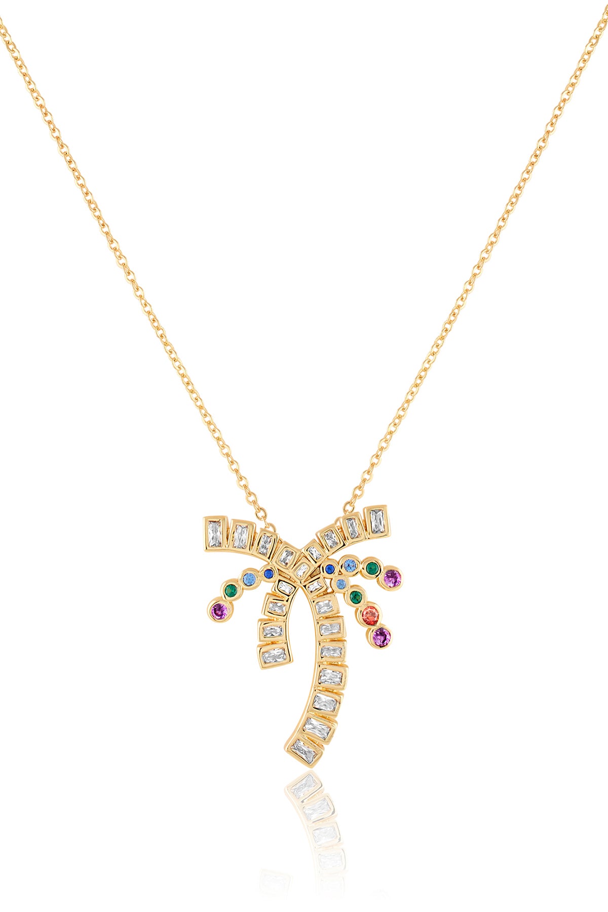 Isharya Palm Beach Necklace In 18Kt Gold Plated indian designer wear online shopping melange singapore 