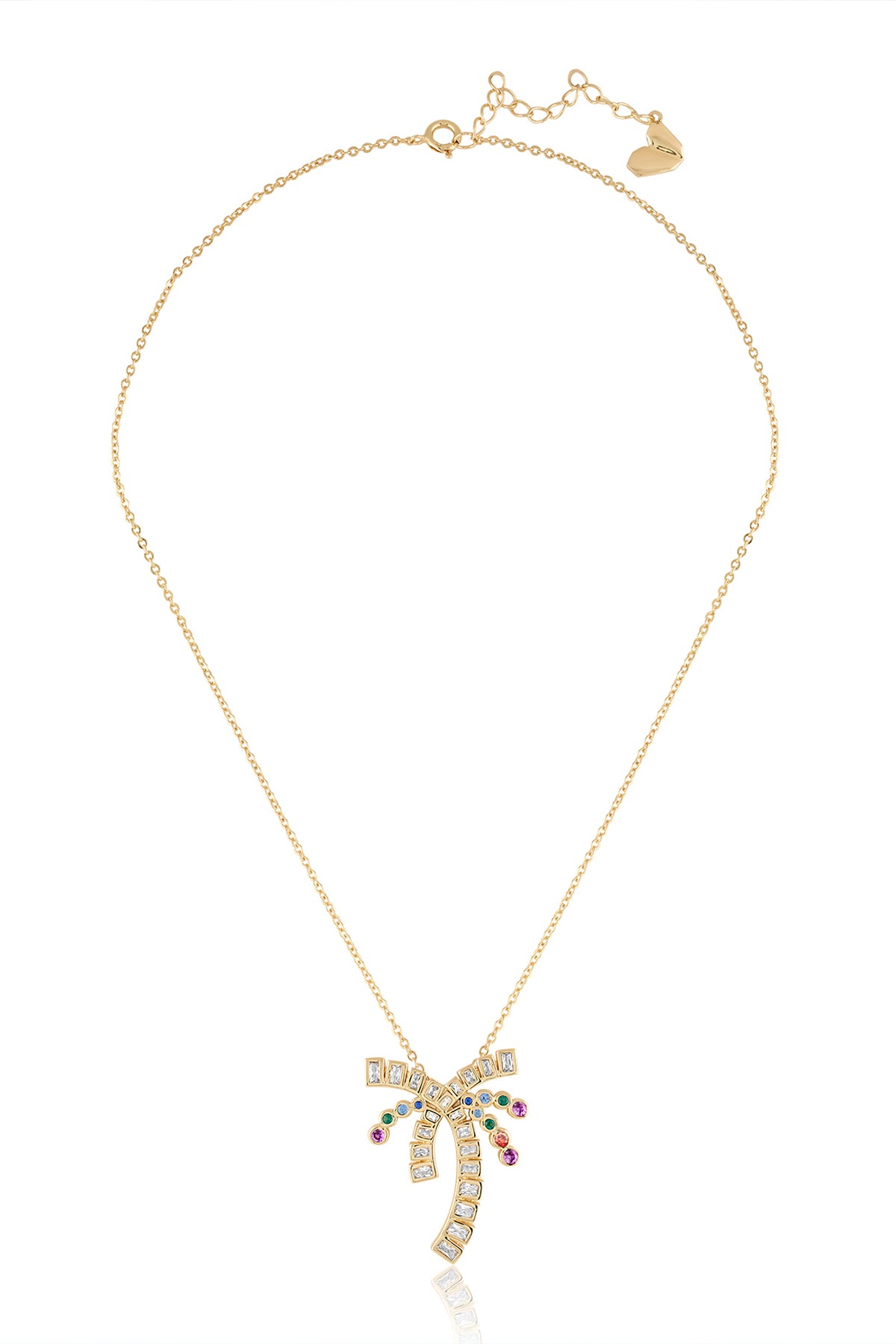 Isharya Palm Beach Necklace In 18Kt Gold Plated indian designer wear online shopping melange singapore 