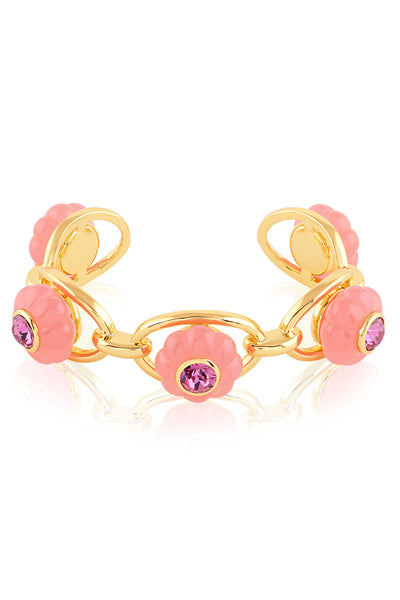 Isharya Rosé Garden Cuff 18Kt Gold Plated indian designer wear online shopping melange singapore 