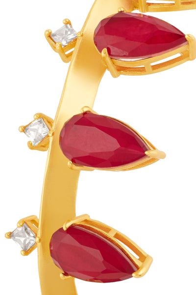 Isharya Ruby Festive Drip Cuff indian designer wear online shopping melange singapore
