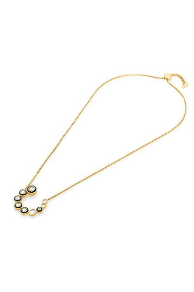 Isharya Savage Circle Necklace In 18kt Gold Plated jewellery indian designer wear online shopping melange singapore