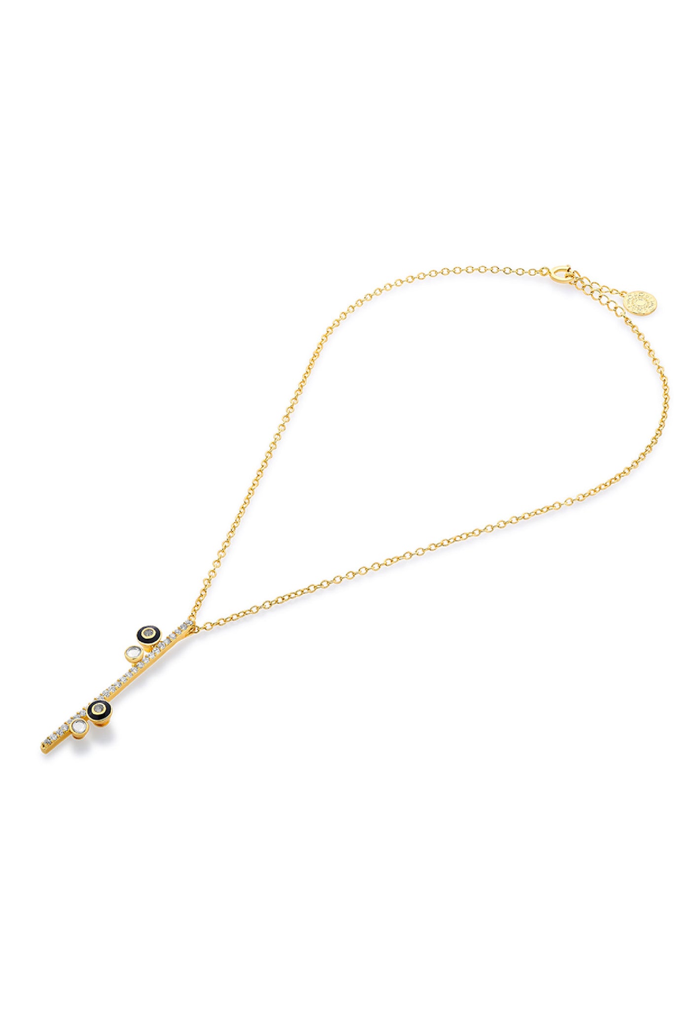 Isharya Savage Line Necklace In 18kt Gold Plated jewellery indian designer wear online shopping melange singapore