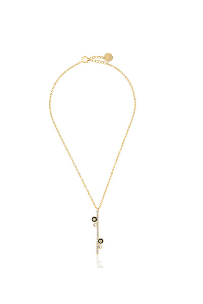 Isharya Savage Line Necklace In 18kt Gold Plated jewellery indian designer wear online shopping melange singapore