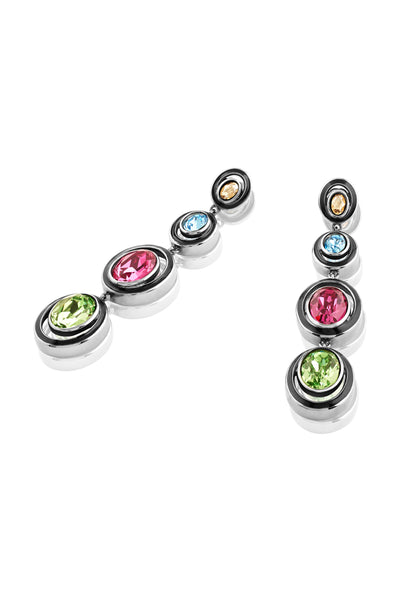 Isharya Seafoam Serenade Danglers In Black Plating indian designer wear online shopping melange singapore
