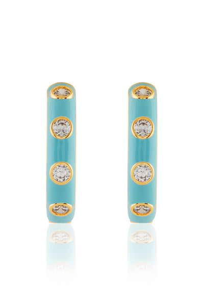 Isharya Serenity Huggies In 18kt Gold Plated indian designer wear online shopping melange singapore 