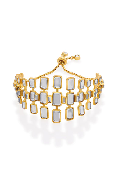 Isharya Shiza Mirror Bracelet indian designer wear online shopping melange singapore