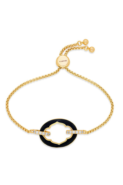 Isharya Sliving Vault Bracelet In 18kt Gold Plated jewellery indian designer wear online shopping melange singapore